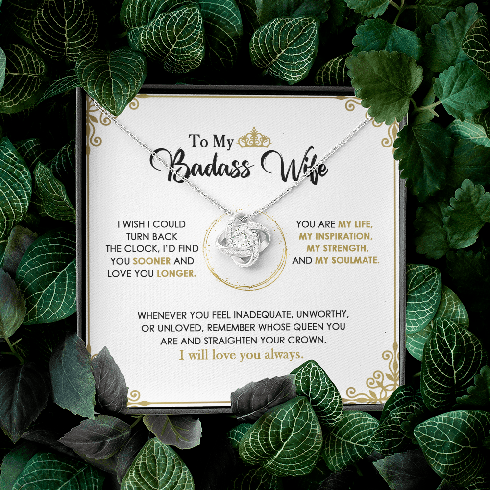 To My Badass Wife - You Are My Life - Necklace SO145V