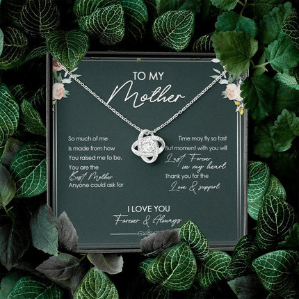 To My Mother - Thank You For Your Love And Support - Necklace SO13V - Charming Present