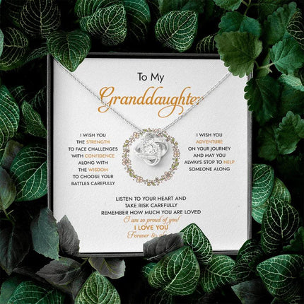 To My Granddaughter I Am So Proud Of You - Necklace SO94 - Charming Present