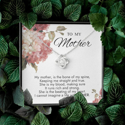 To My Mother I Cannot Imagine A Life Without YOU Necklace SO80 - Charming Present