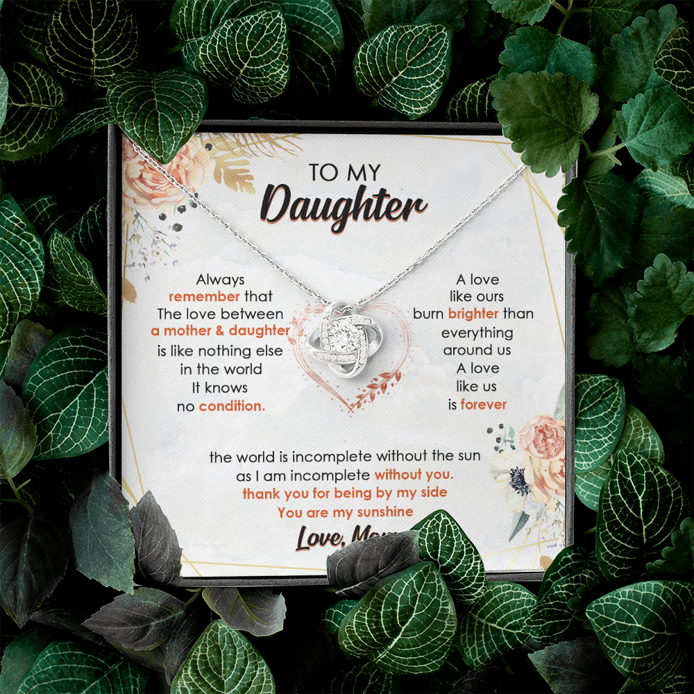 To My Daughter I Am Incomplete Without You - Necklace SO44V