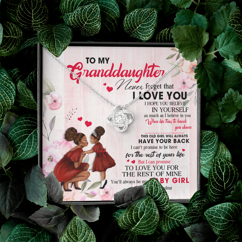 To My Granddaughter - You Will Always Be My Baby Girl - Necklace DR09