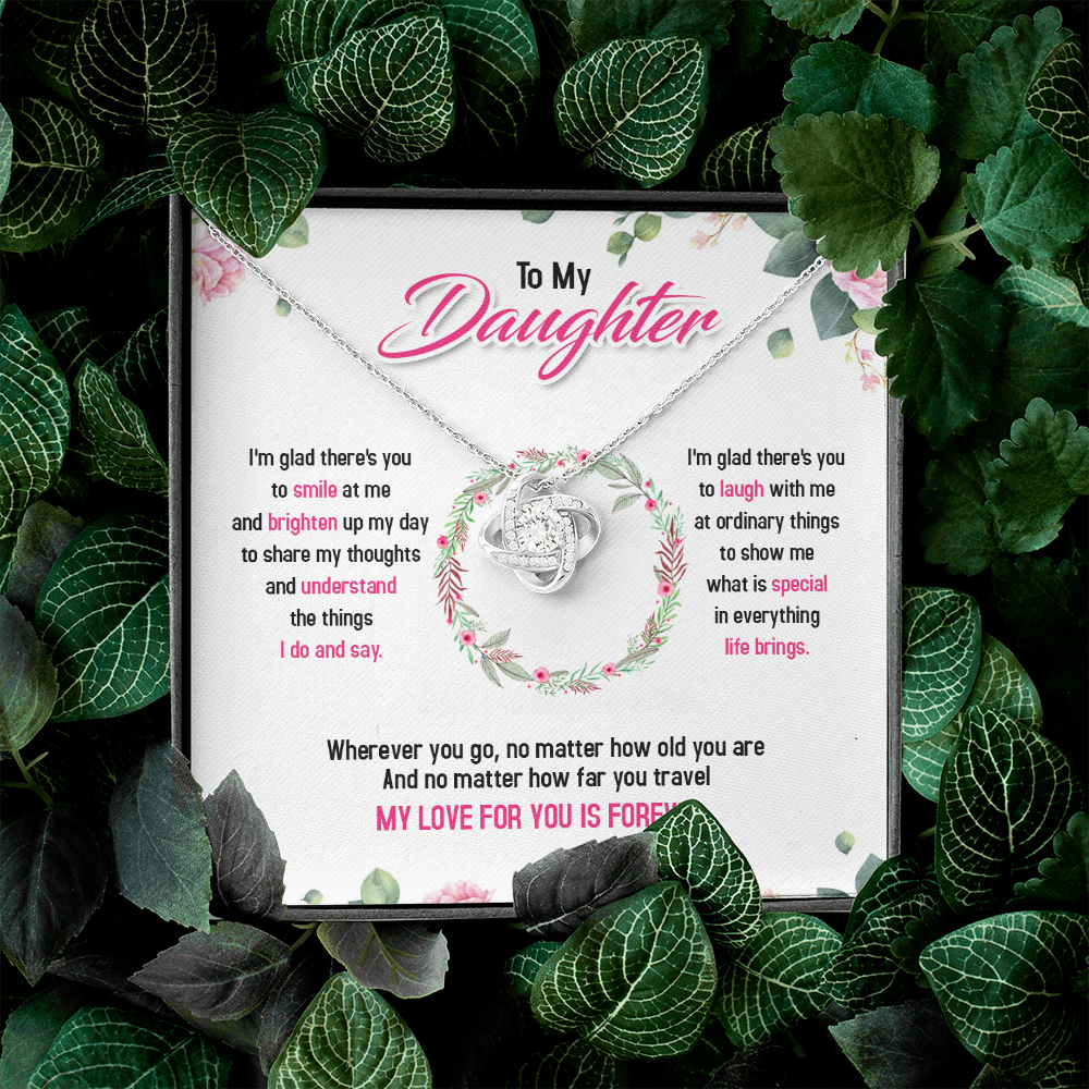 To My Daughter My Love For You Is Forever - Necklace SO37T
