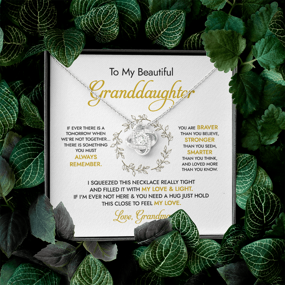 To my Beautiful Granddaughter - You Mean To Me - Necklace SO50v1