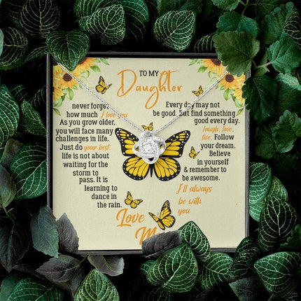 To My Daughter - Never Forget How Much I Love You - Necklace SO121T - Charming Present