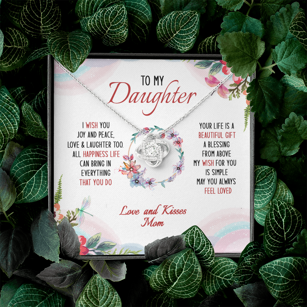 To My Daughter May You Always Feel Loved - Necklace SO34V