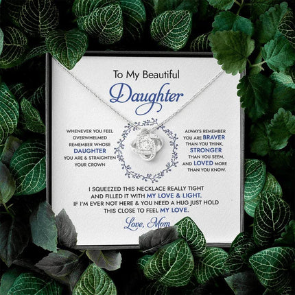 To My Beautiful Daughter - Always Remember - Necklace SO67 - Charming Present