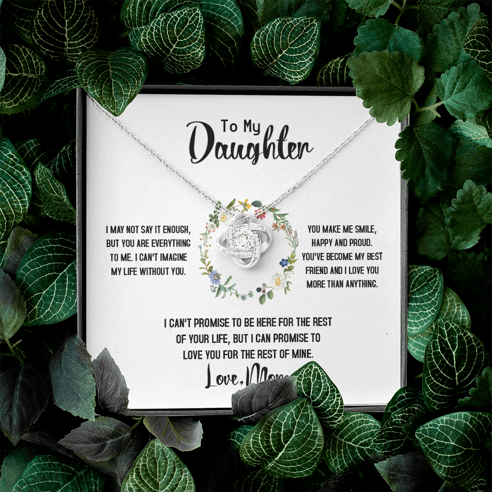 To My Daughter - Love You For The Rest Of Mine - Necklace SO141T