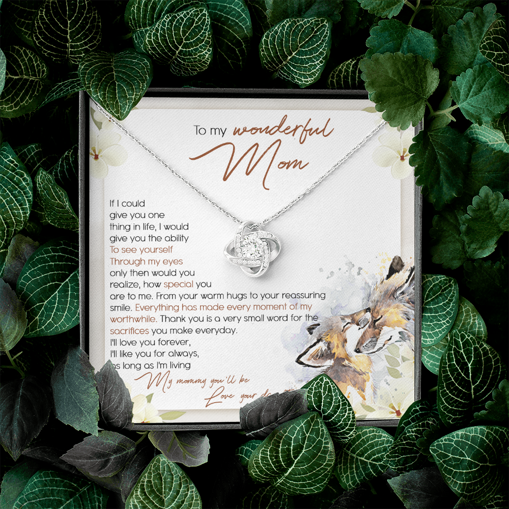 To My Wonderful Mom - I'll Love You Forever - Necklace SO50T