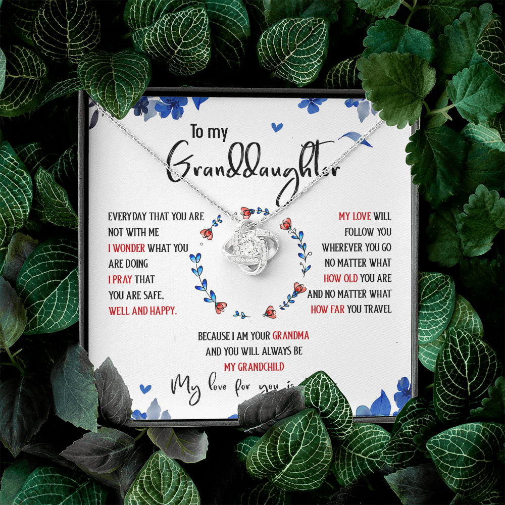 To My Granddaughter My Love For You Is Forever - Necklace SO35T