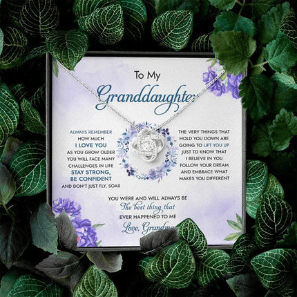 To My Granddaughter You Were And Will Always Be The Best Thing - Necklace SO92 - Charming Present