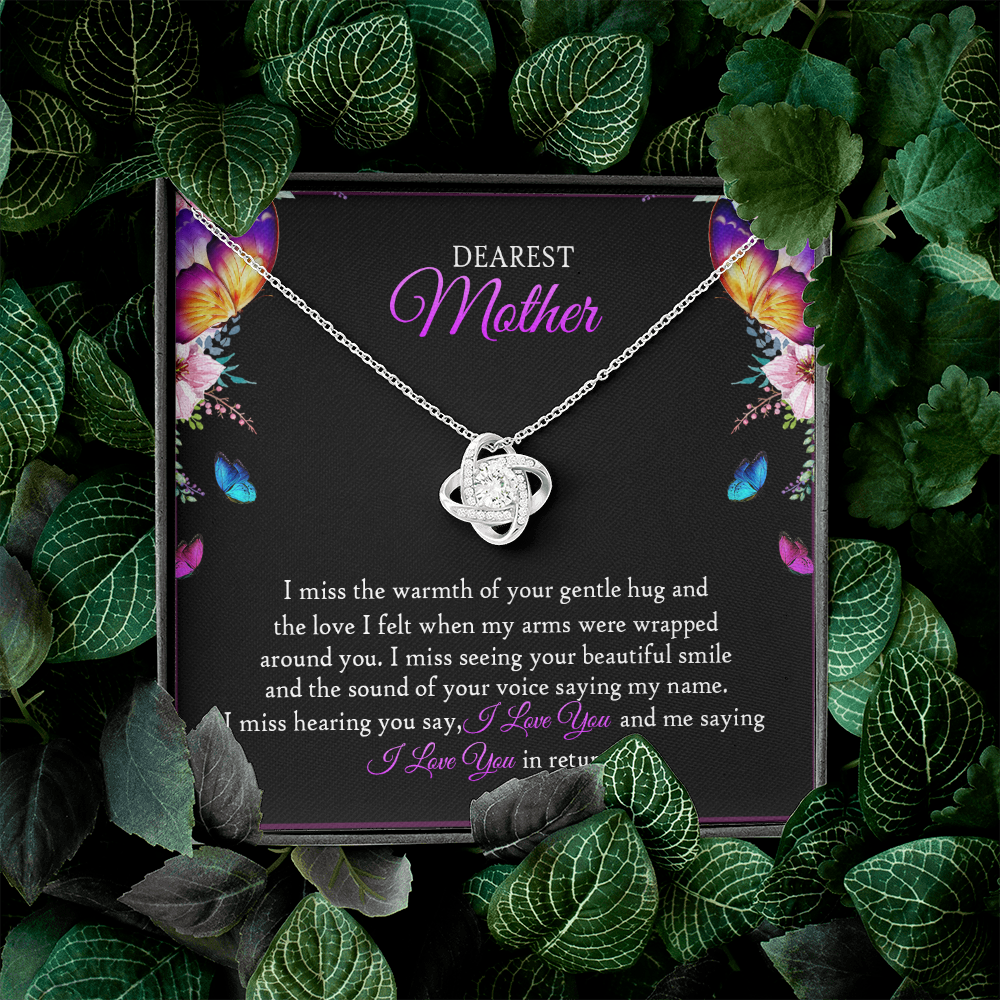 To My Mom In Heaven - I Miss The Warmth Of Your Gentle Hug - Necklace SO90V