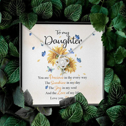 To My Daughter You're The Love Of My Life Necklace SO70 - Charming Present