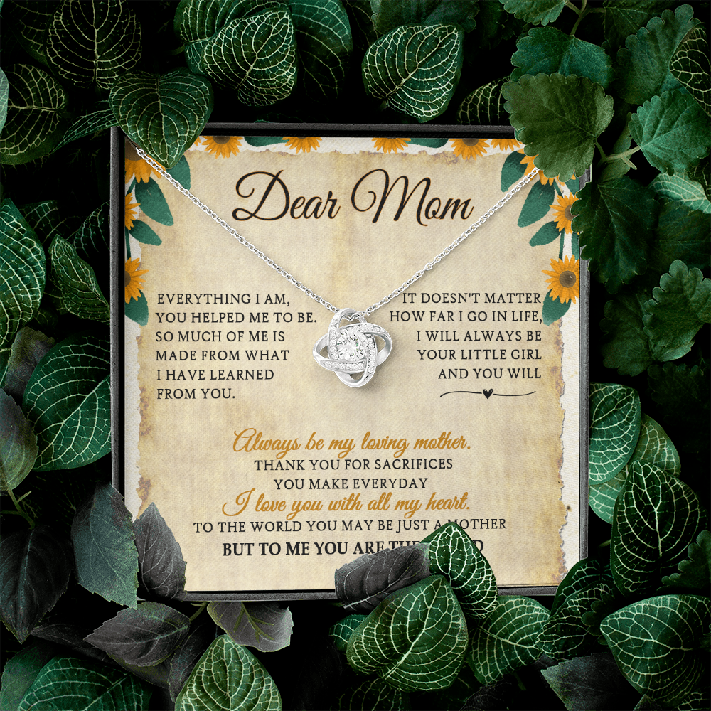 Dear Mom I Will Always Be Your Little Girl - Necklace SO28V