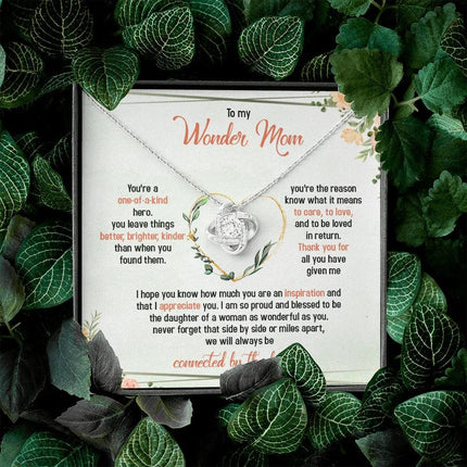 To My Wonder Mom You're One Of A Kind - Necklace SO45T - Charming Present
