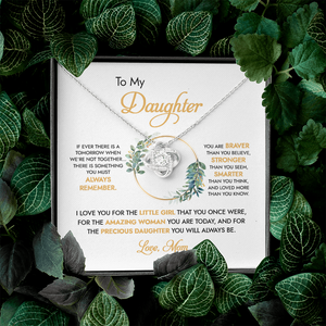 To My Daughter - I Love You For The Little Girl - Necklace DR05