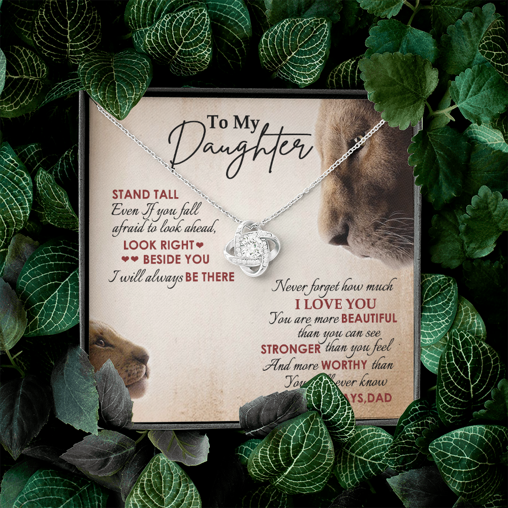 To My Daughter - Never Forget How Much I Love You - Necklace SO78V