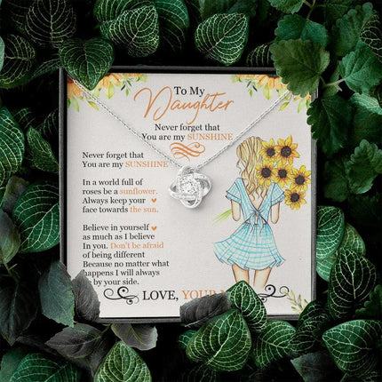 To My Daughter - You Are My Sunshine - Necklace SO137T - Charming Present