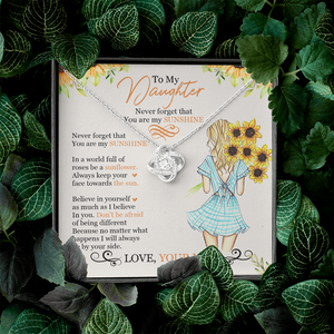 To My Daughter - You Are My Sunshine - Necklace SO137T