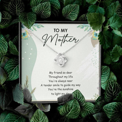 To My Mom You're The Sun Shine To Light My Day - Necklace SO20V - Charming Present