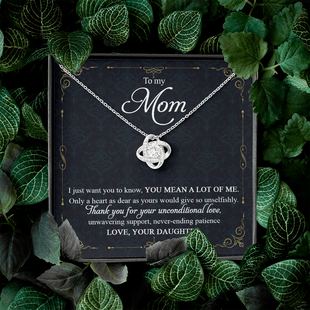 To My Mom Thank You For Your Unconditional Love - Necklace SO90