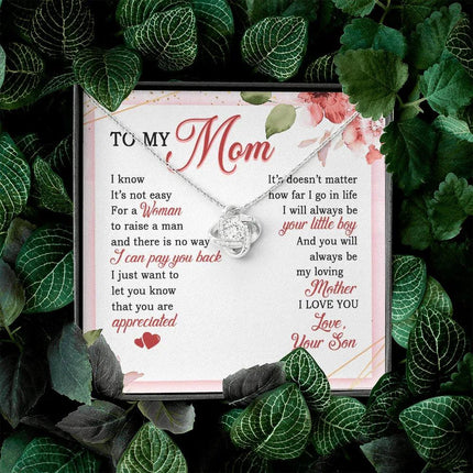 To My Mom - Always Be Your Little Boy - Necklace SO06V - Charming Present