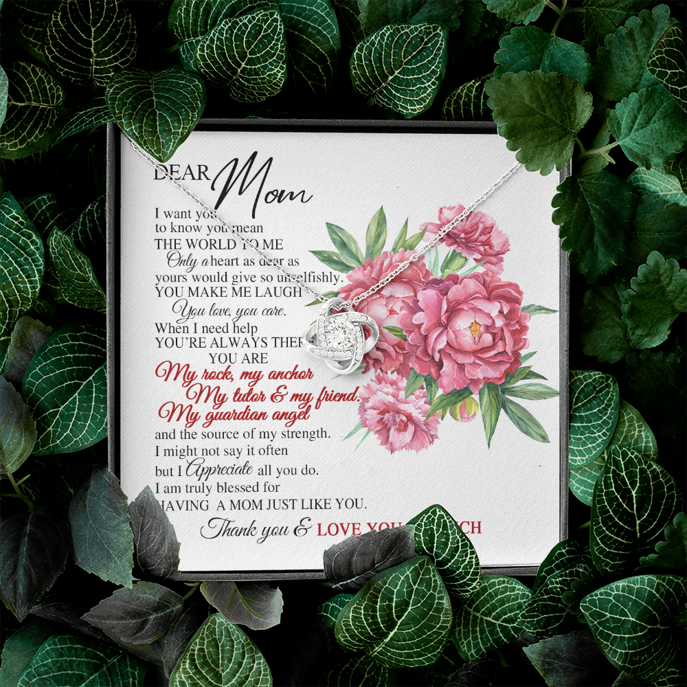 Dear Mom I Truly Blessed For Having A Mom Just Like You Necklace SO63