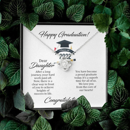 To My Daughter - Happy Graduation - Necklace SO110T - Charming Present