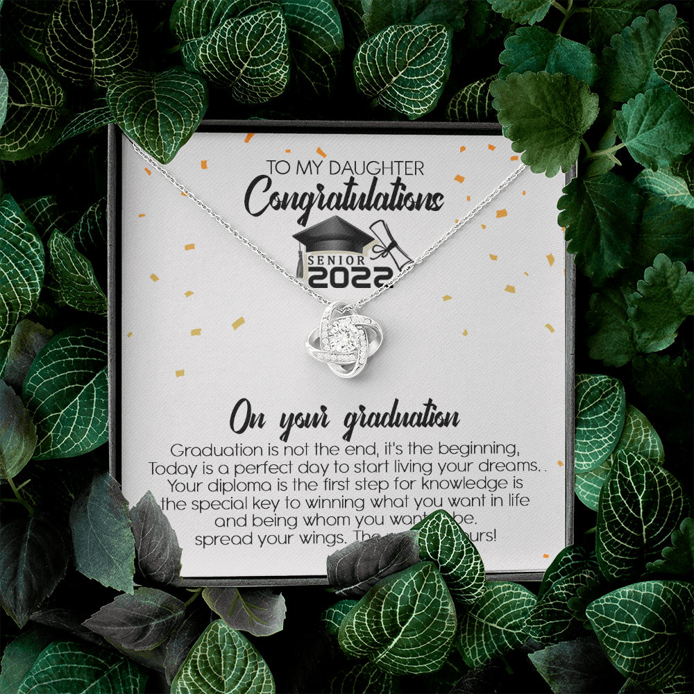 To My Daughter - Congratulation On Your Graduation - Necklace SO107T