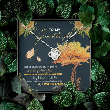 To My Granddaughter - Always Hold Your Head Up High - Necklace DR13 - Charming Present
