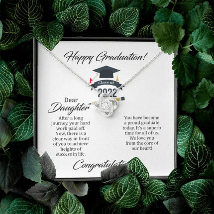 To My Daughter - Happy Your Graduation - Necklace SO110T - Charming Present