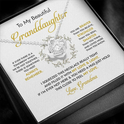 To my Beautiful Granddaughter - You Mean To Me - Necklace SO50v1 - Charming Present
