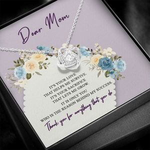 Dear Mom Thank You For Everything That You Do Necklace SO44