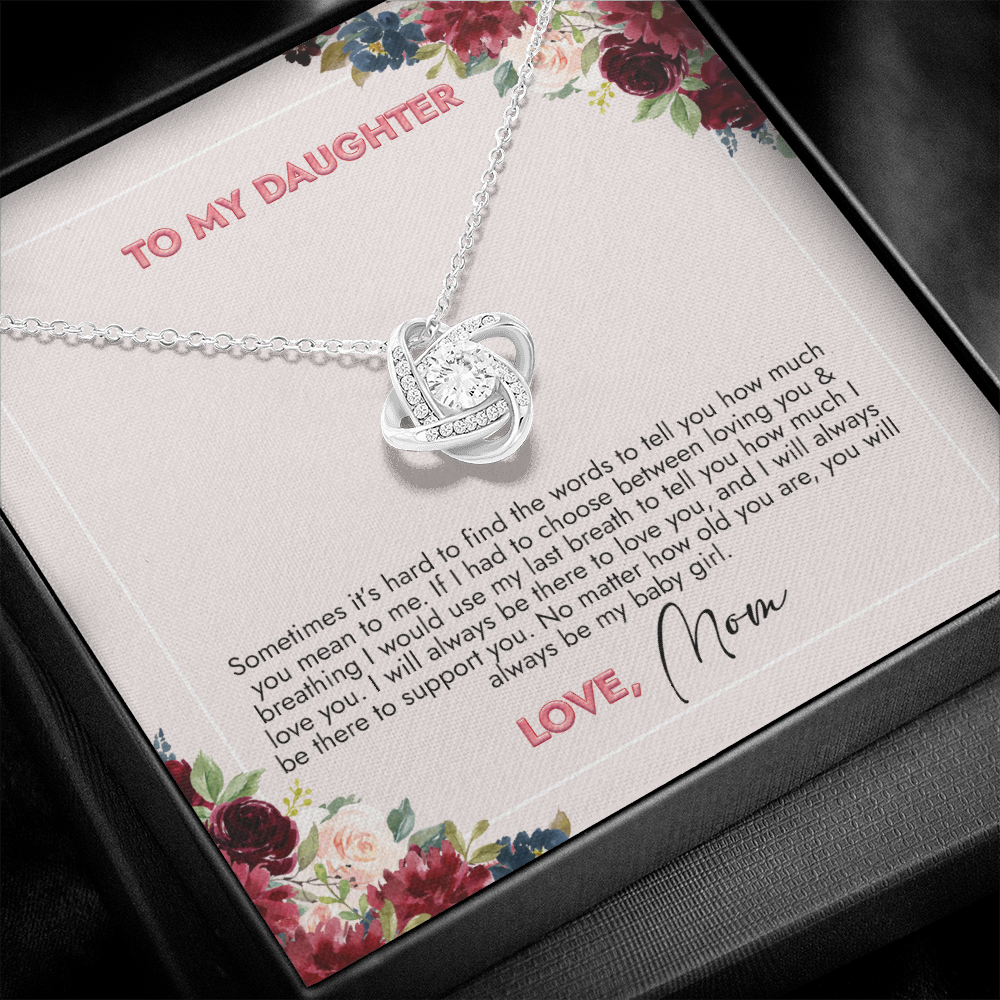 To My Daughter You Will Always Be My Girl Necklace SO73