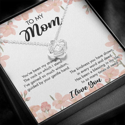 To My Mom You've Been My Strength Necklace SO40 - Charming Present