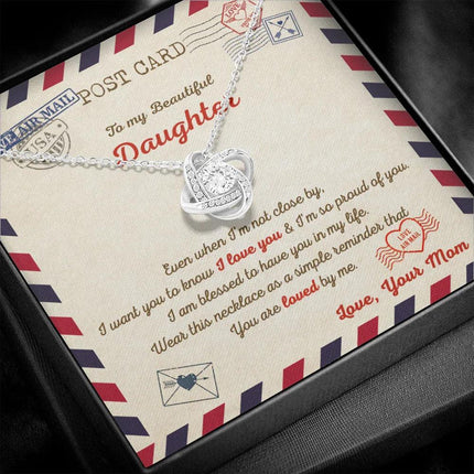 To My Daughter - You Are Loved - Necklace SO49 - Charming Present