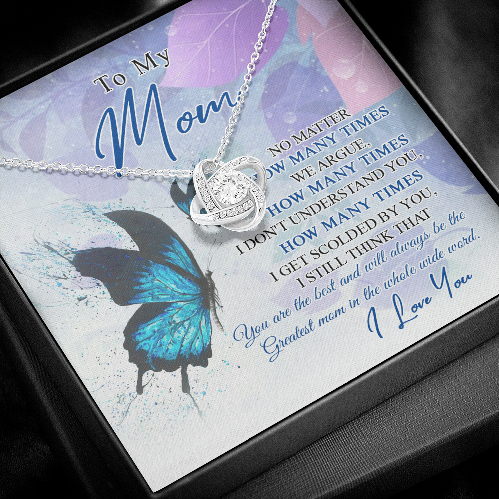 To My Mom You Are The Best And Will Always Be The Greates Mom Necklace SO43