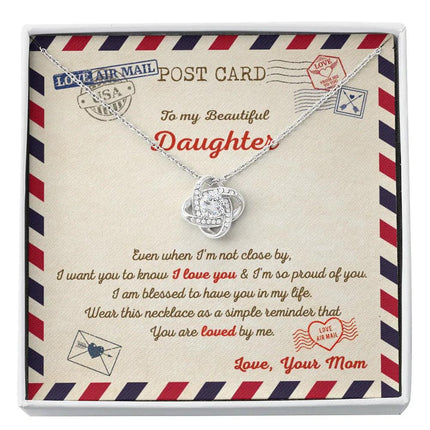 To My Daughter - You Are Loved - Necklace SO49 - Charming Present