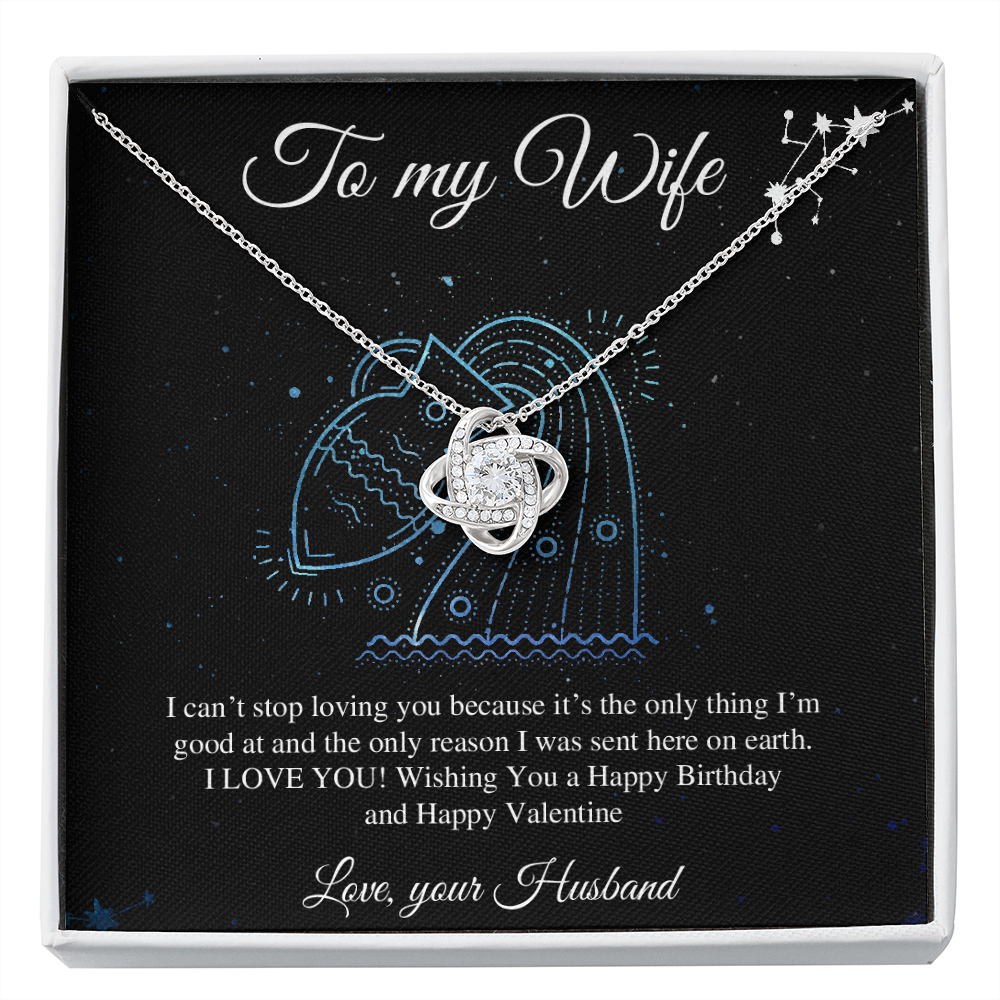 To My Wife I Can't Stop Loving You Necklace SO18v1