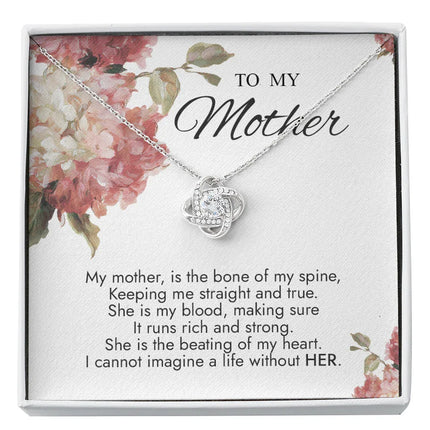 To My Mother I Cannot Imagine A Life Without YOU Necklace SO80 - Charming Present