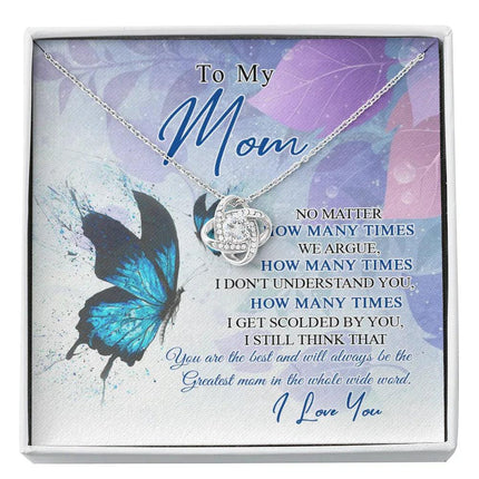 To My Mom You Are The Best And Will Always Be The Greates Mom Necklace SO43 - Charming Present