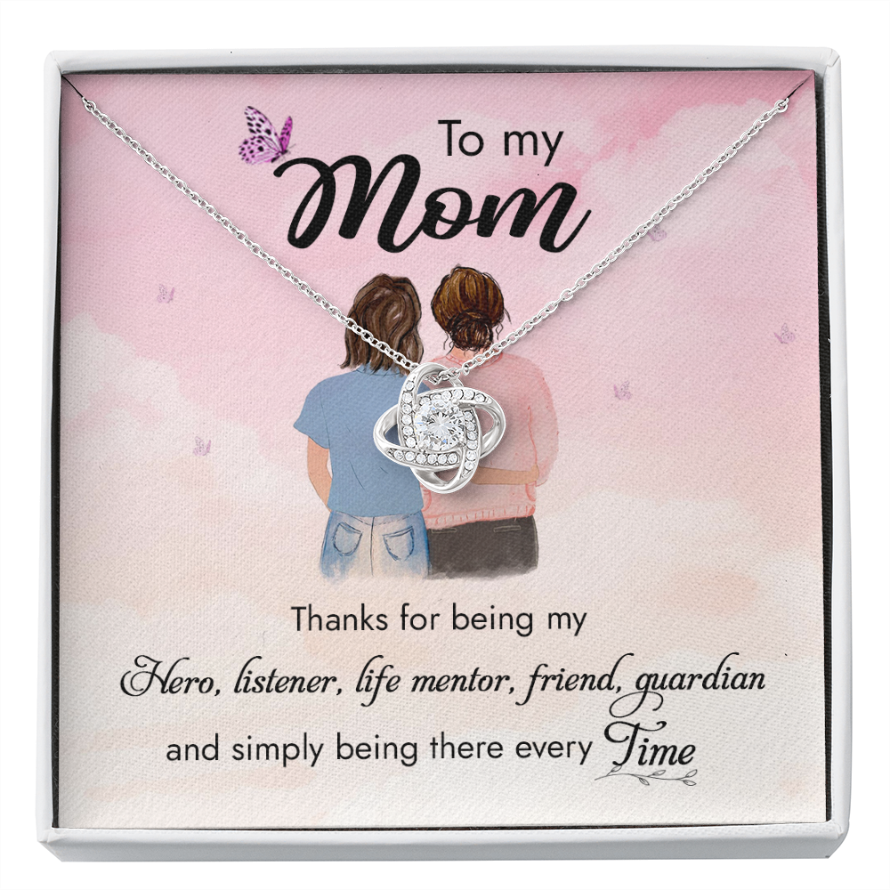 To My Mom Thanks For Being My Hero Necklace SO46