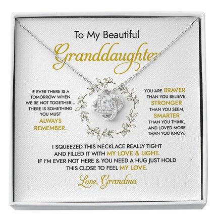 To my Beautiful Granddaughter - You Mean To Me - Necklace SO50v1 - Charming Present