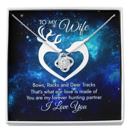 To My Wife You Are My Forever Hunting Partner - Necklace SO16v1 - Charming Present