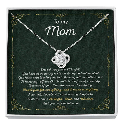 To My Mom Thank You For Everything And I Mean Everything SO48 - Charming Present