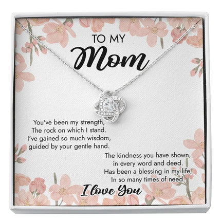 To My Mom You've Been My Strength Necklace SO40 - Charming Present
