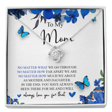 To My Mom You Have Always Been There For Me And I Will Always Love You Necklace SO55 - Charming Present