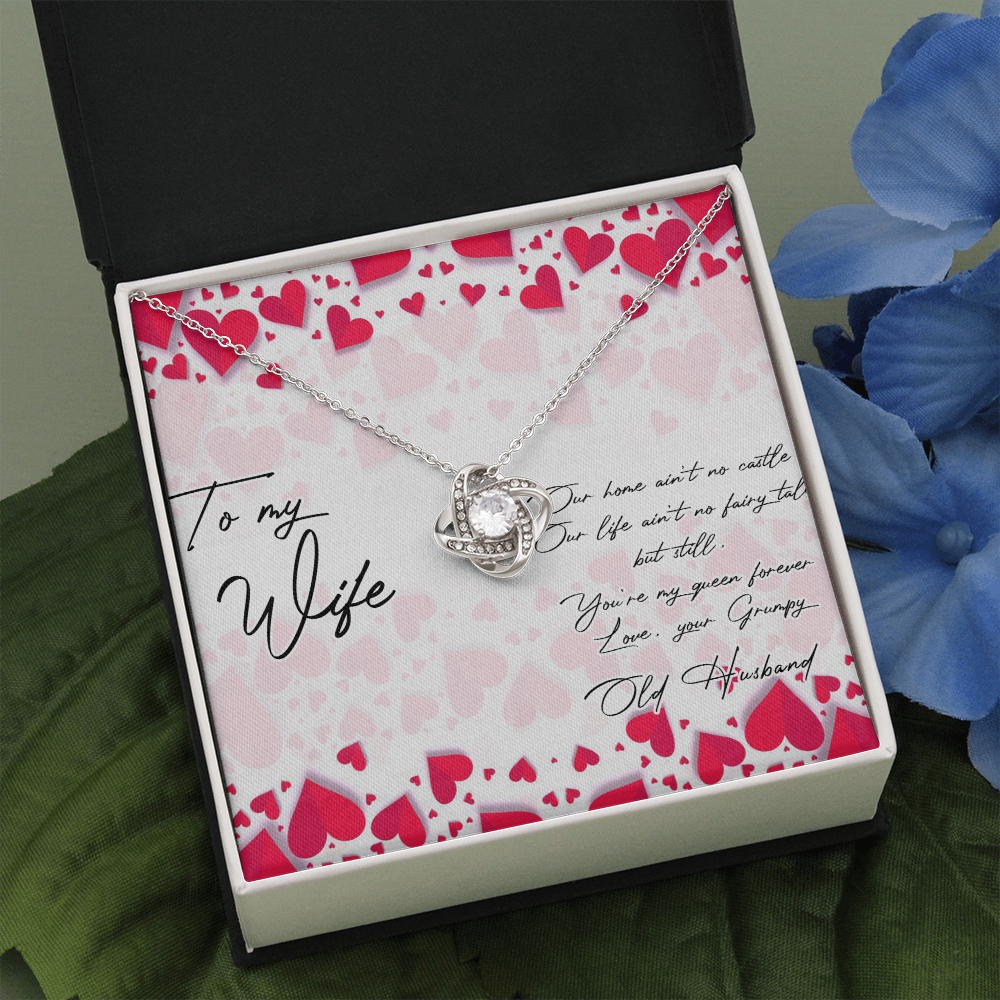 To My Wife You're My Queen Forever Necklace SO11v1