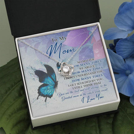 To My Mom You Are The Best And Will Always Be The Greates Mom Necklace SO43 - Charming Present