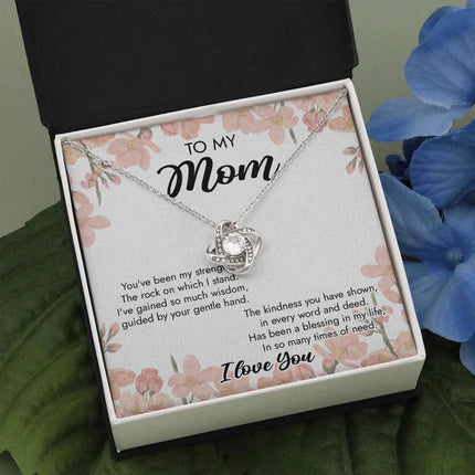 To My Mom You've Been My Strength Necklace SO40 - Charming Present